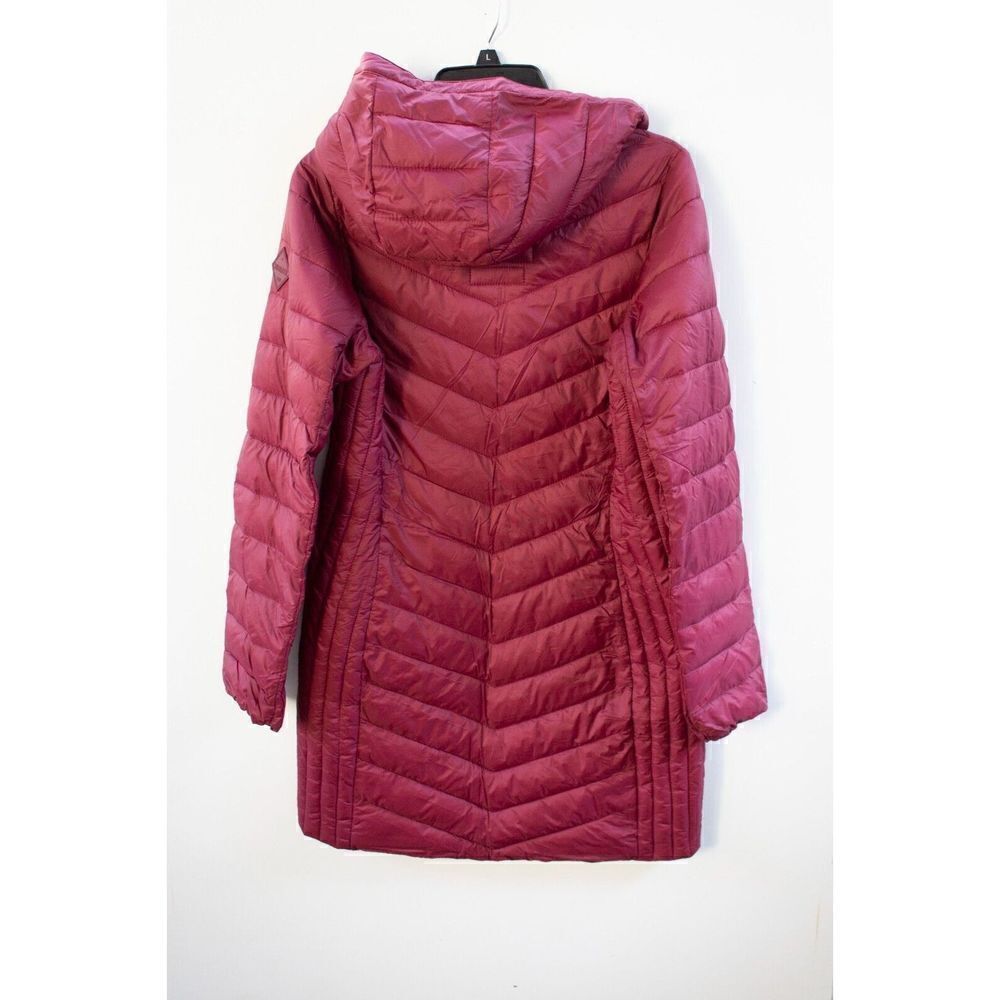 Hollister Lightweight Puffer Collection Parka Red Maroon Womens Size Small - Picture 8 of 8